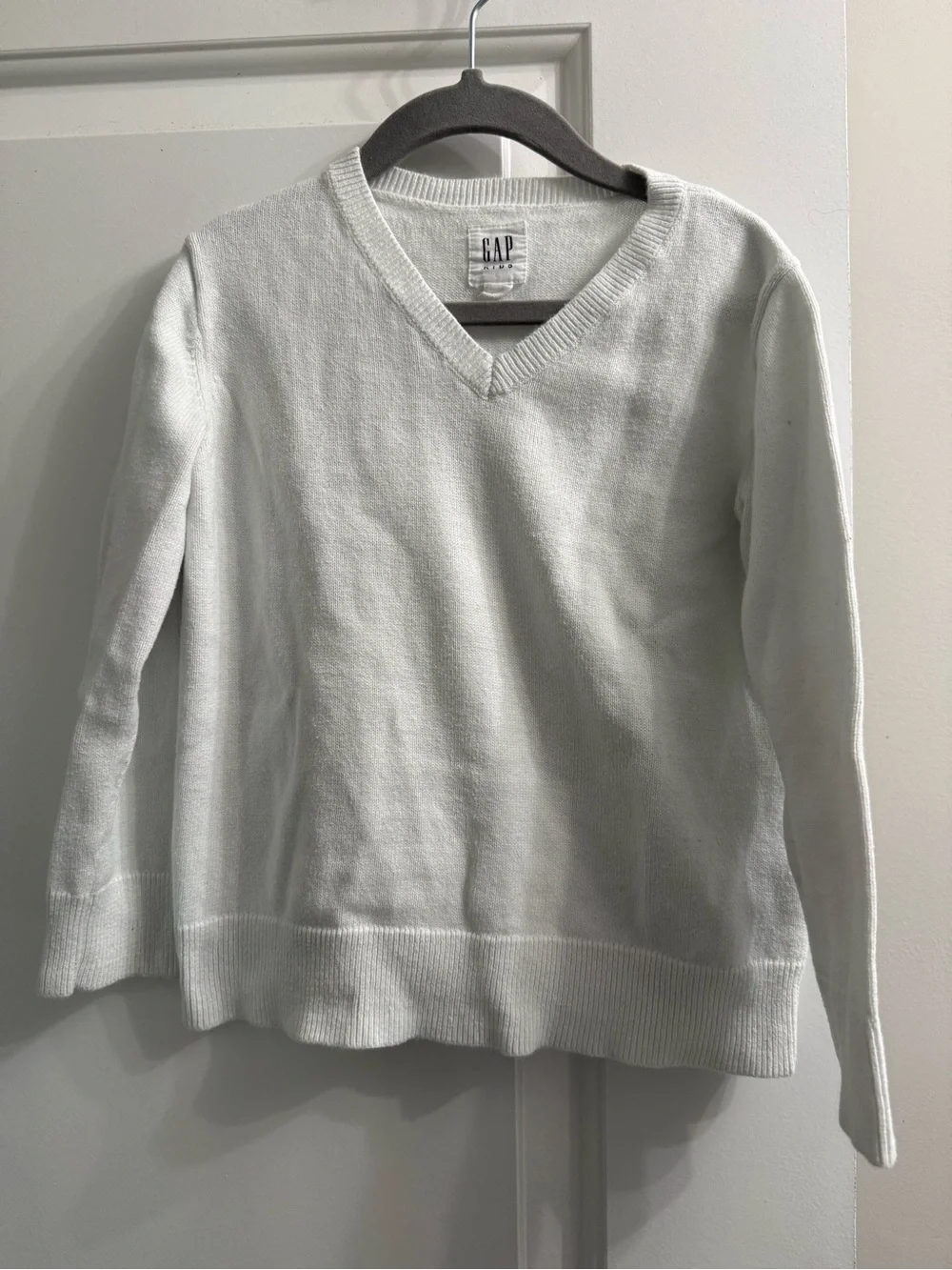 GAP Kids Cream V-Neck Sweater